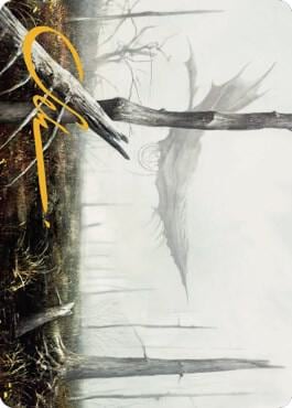 Swamp Art Card (Gold-Stamped Signature), Art Series: Dominaria United 64