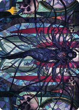 Braids, Arisen Nightmare Art Card (66/81) (Gold-Stamped Signature), Art Series: Dominaria United 66