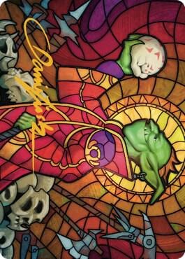 Squee, Dubious Monarch Art Card (Gold-Stamped Signature), Art Series: Dominaria United 67