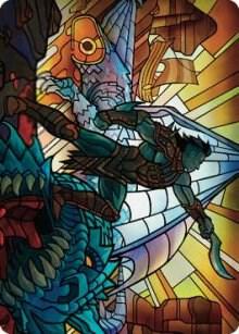 Astor, Bearer of Blades Art Card, Art Series: Dominaria United 68