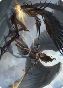 Destroy Evil Art Card, Art Series: Dominaria United 7