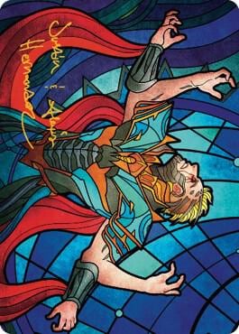 Ertai Resurrected Art Card (70/81) (Gold-Stamped Signature), Art Series: Dominaria United 70