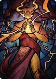 Najal, the Storm Runner Art Card, Art Series: Dominaria United 74