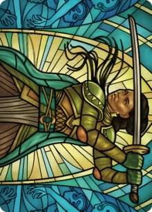 Shanna, Purifying Blade Art Card (77/81), Art Series: Dominaria United 77
