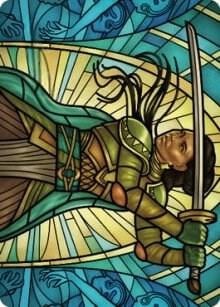 Shanna, Purifying Blade Art Card (77/81), Art Series: Dominaria United 77