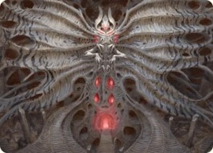 Valgavoth, Terror Eater Art Card, Art Series: Duskmourn: House of Horror 10