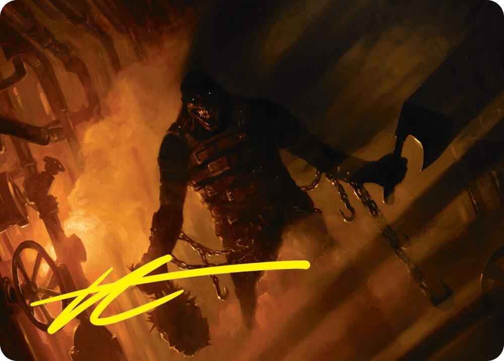 Boilerbilges Ripper Art Card (Gold-Stamped Signature), Art Series: Duskmourn: House of Horror 12
