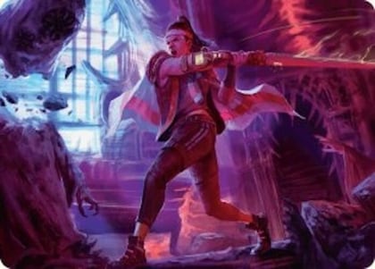 Diversion Specialist Art Card, Art Series: Duskmourn: House of Horror 13