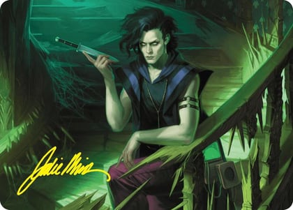 Winter, Misanthropic Guide Art Card (Gold-Stamped Signature), Art Series: Duskmourn: House of Horror 24