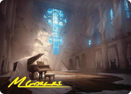 Plains Art Card (Gold-Stamped Signature), Art Series: Duskmourn: House of Horror 29