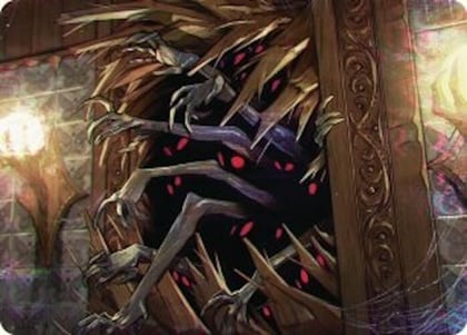 Withering Torment Art Card, Art Series: Duskmourn: House of Horror 33
