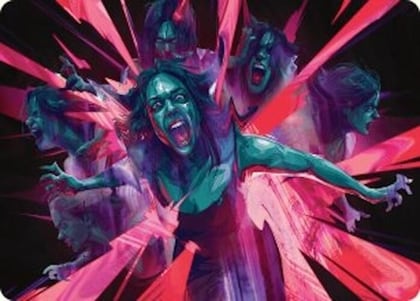 Waltz of Rage Art Card, Art Series: Duskmourn: House of Horror 35