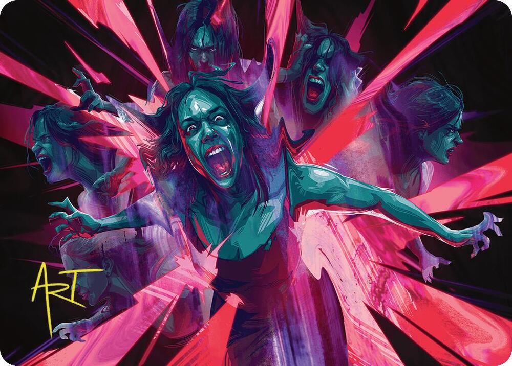 Waltz of Rage Art Card (Gold-Stamped Signature), Art Series: Duskmourn: House of Horror 35