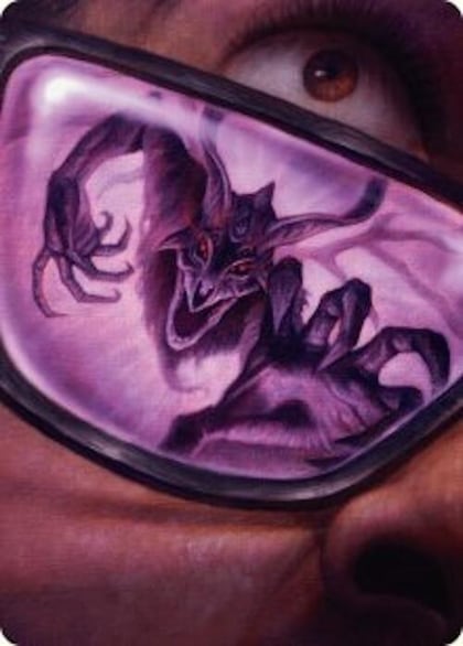 Doomsday Excruciator Art Card, Art Series: Duskmourn: House of Horror 38
