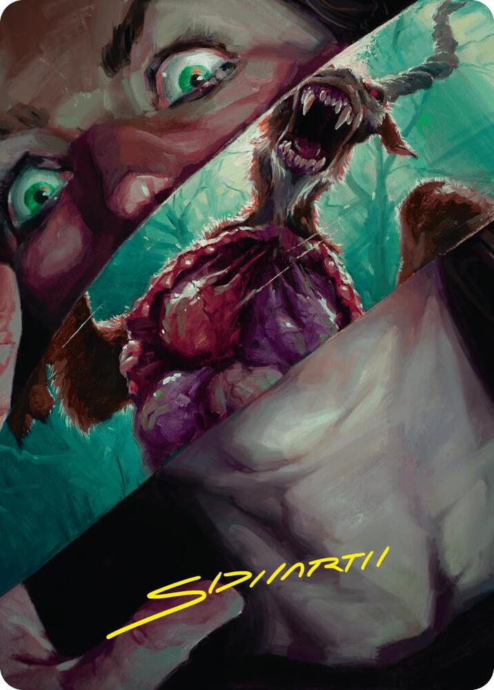 Hauntwoods Shrieker Art Card (Gold-Stamped Signature), Art Series: Duskmourn: House of Horror 40