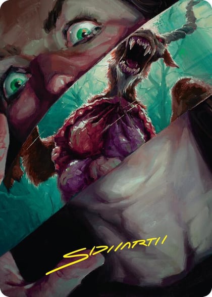 Hauntwoods Shrieker Art Card (Gold-Stamped Signature), Art Series: Duskmourn: House of Horror 40