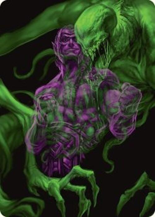 Tyvar, the Pummeler Art Card, Art Series: Duskmourn: House of Horror 41