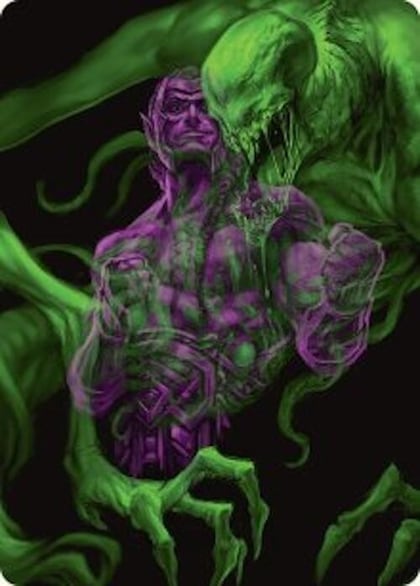Tyvar, the Pummeler Art Card, Art Series: Duskmourn: House of Horror 41