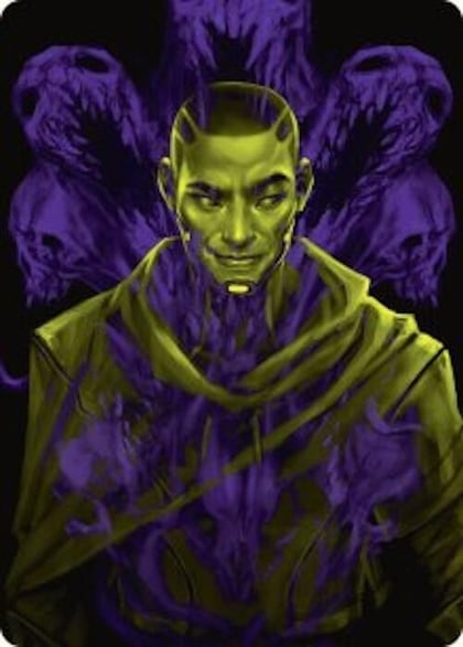 Kaito, Bane of Nightmares Art Card, Art Series: Duskmourn: House of Horror 42