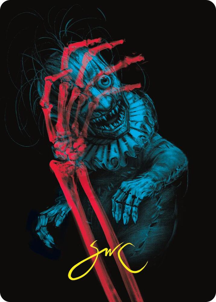 Marvin, Murderous Mimic Art Card (Gold-Stamped Signature), Art Series: Duskmourn: House of Horror 45