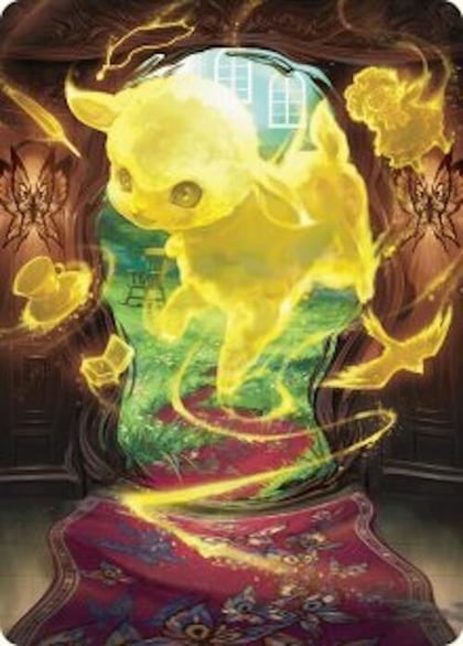 Enduring Innocence Art Card, Art Series: Duskmourn: House of Horror 46