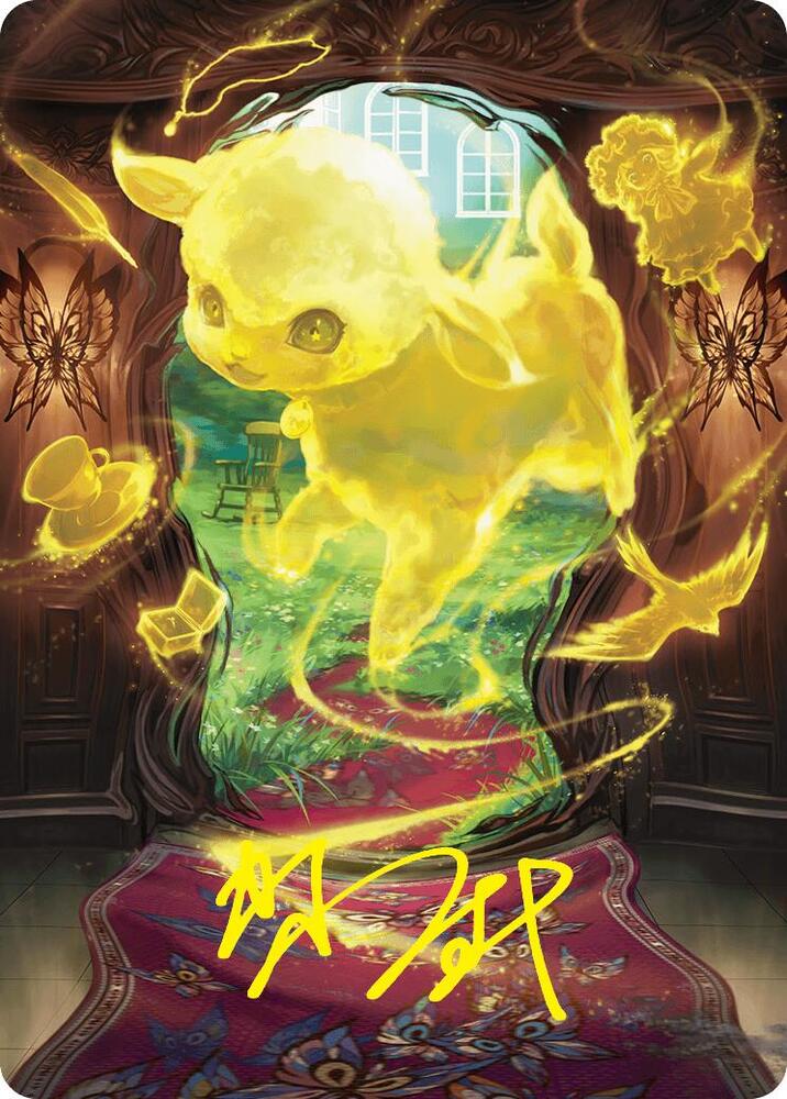 Enduring Innocence Art Card (Gold-Stamped Signature), Art Series: Duskmourn: House of Horror 46