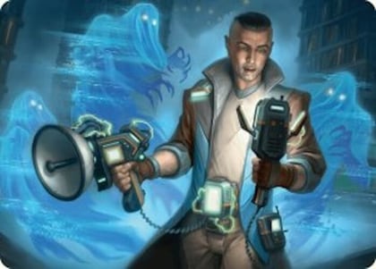 Paranormal Analyst Art Card, Art Series: Duskmourn: House of Horror 5