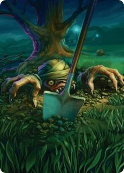 Exhume Art Card, Art Series: Duskmourn: House of Horror 52