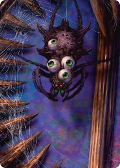 Spider Art Card, Art Series: Duskmourn: House of Horror 54
