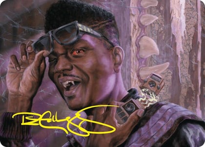 Dashing Bloodsucker Art Card (Gold-Stamped Signature), Art Series: Duskmourn: House of Horror 6