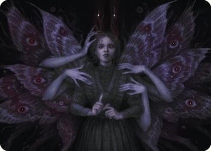 Demonic Counsel Art Card (7/54), Art Series: Duskmourn: House of Horror 7
