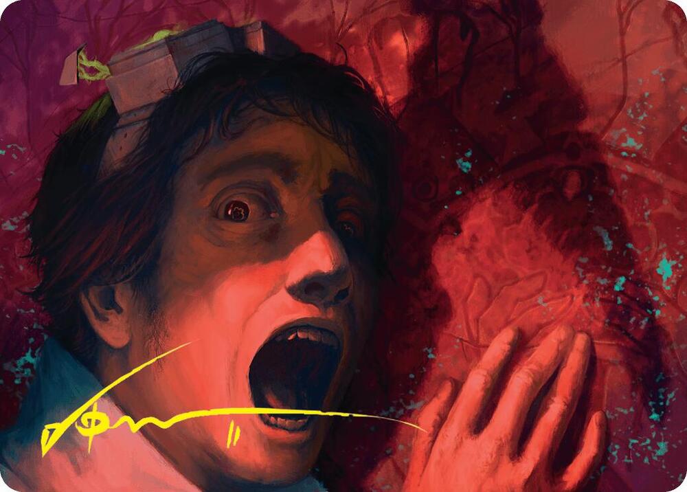 Murder Art Card (Gold-Stamped Signature), Art Series: Duskmourn: House of Horror 9