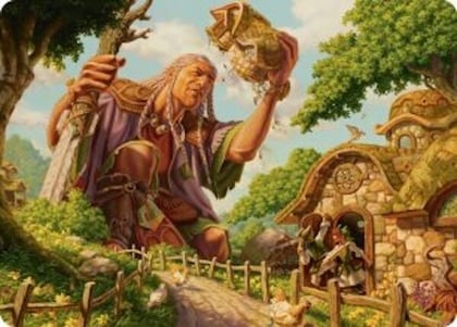 Curious Colossus Art Card, Art Series: Lorwyn Eclipsed 1