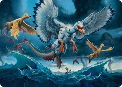 Sunderflock Art Card, Art Series: Lorwyn Eclipsed 11