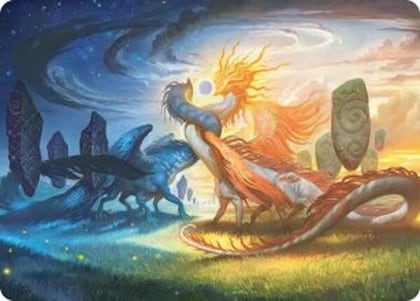 Celestial Reunion Art Card (19/54), Art Series: Lorwyn Eclipsed 19