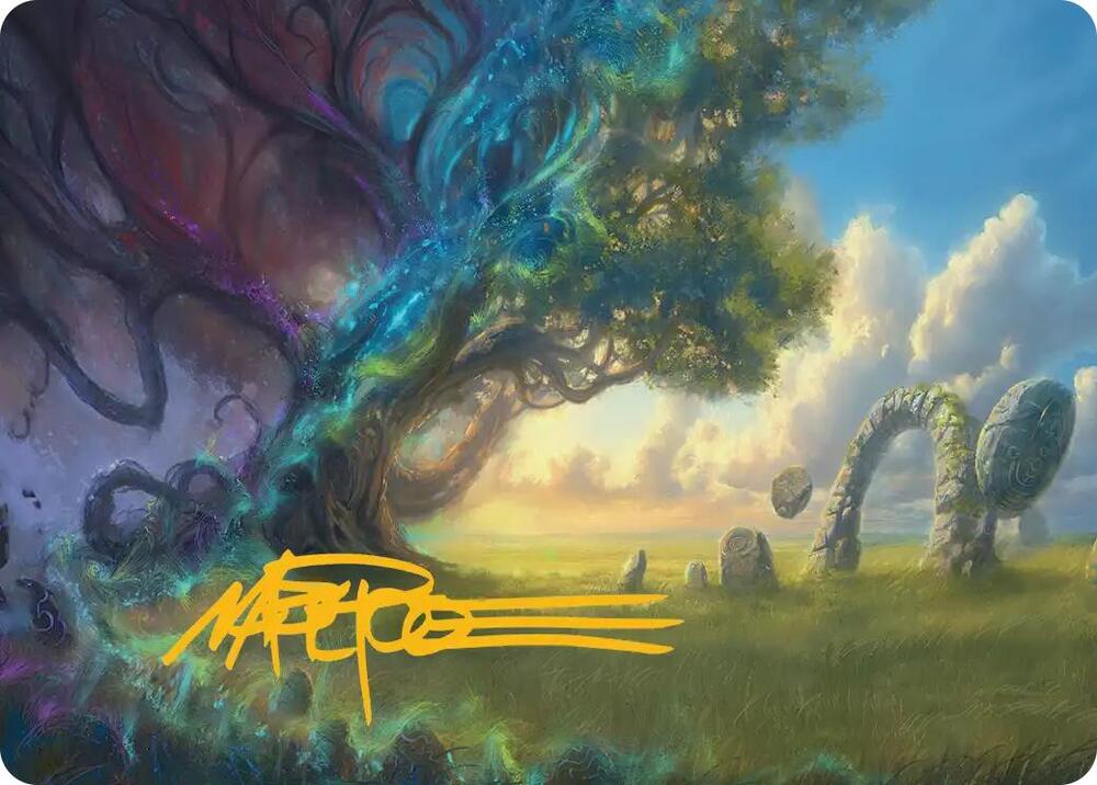 Morningtide's Light Art Card (Gold-Stamped Signature), Art Series: Lorwyn Eclipsed 2