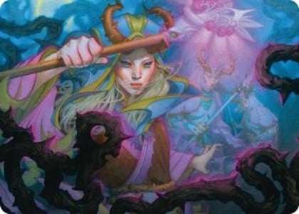 Stoic Grove-Guide Art Card, Art Series: Lorwyn Eclipsed 25