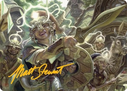 Thoughtweft Lieutenant Art Card (Gold-Stamped Signature), Art Series: Lorwyn Eclipsed 26