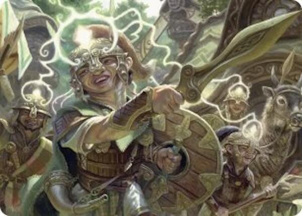 Thoughtweft Lieutenant Art Card, Art Series: Lorwyn Eclipsed 26