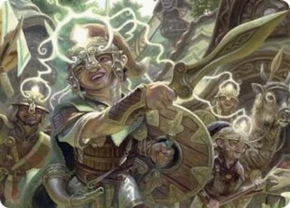 Thoughtweft Lieutenant Art Card, Art Series: Lorwyn Eclipsed 26