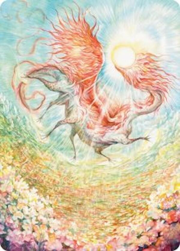 Eirdu, Carrier of Dawn Art Card, Art Series: Lorwyn Eclipsed 30