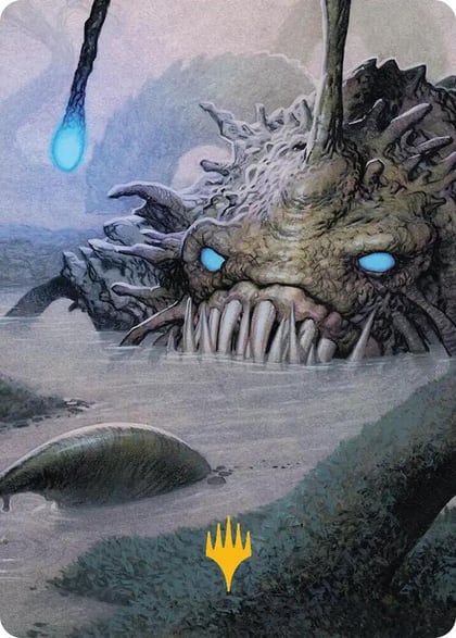 Deceit Art Card (Gold-Stamped Planeswalker Symbol), Art Series: Lorwyn Eclipsed 35