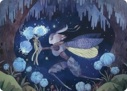 Bitterbloom Bearer Art Card, Art Series: Lorwyn Eclipsed 38