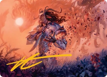 Rhys, the Evermore Art Card (Gold-Stamped Signature), Art Series: Lorwyn Eclipsed 4