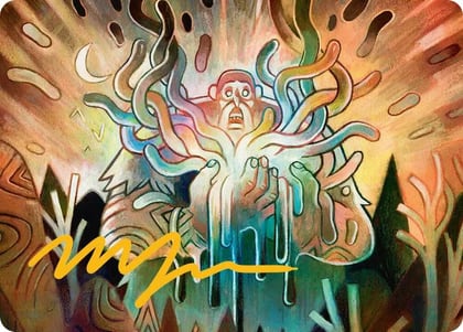 Aurora Awakener Art Card (40/54) (Gold-Stamped Signature), Art Series: Lorwyn Eclipsed 40