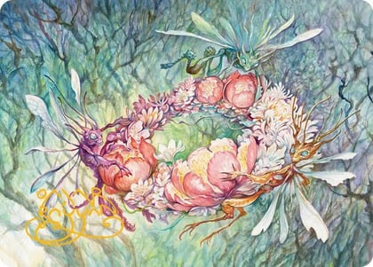 Grave Venerations Art Card (Gold-Stamped Signature), Art Series: Lorwyn Eclipsed 46