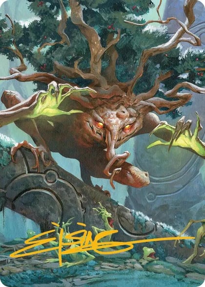Ferrafor, Young Yew Art Card (Gold-Stamped Signature), Art Series: Lorwyn Eclipsed 47