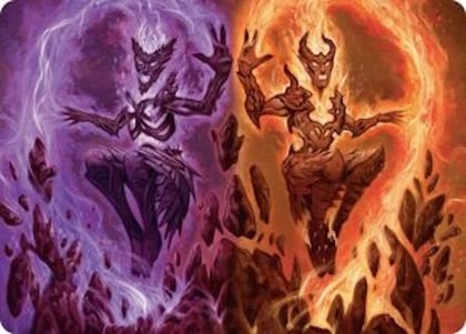 Fire Covenant Art Card, Art Series: Lorwyn Eclipsed 52