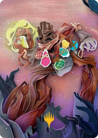 Painter's Servant Art Card (Gold-Stamped Planeswalker Symbol), Art Series: Lorwyn Eclipsed 53