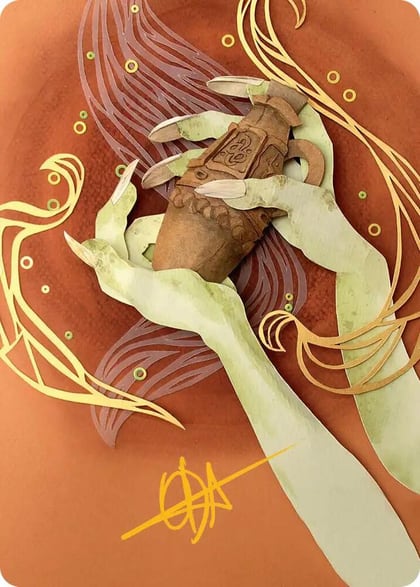Thousand-Year Elixir Art Card (Gold-Stamped Signature), Art Series: Lorwyn Eclipsed 54